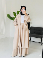 طقم كاجوال محتشم للمحجبات - تصميم عملي ومريح للإطلالات اليومية والعمل